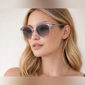 LAFONT - JEAN LAFONT || Vogue 7060 - Rose Sunglasses with Gradient Lens.